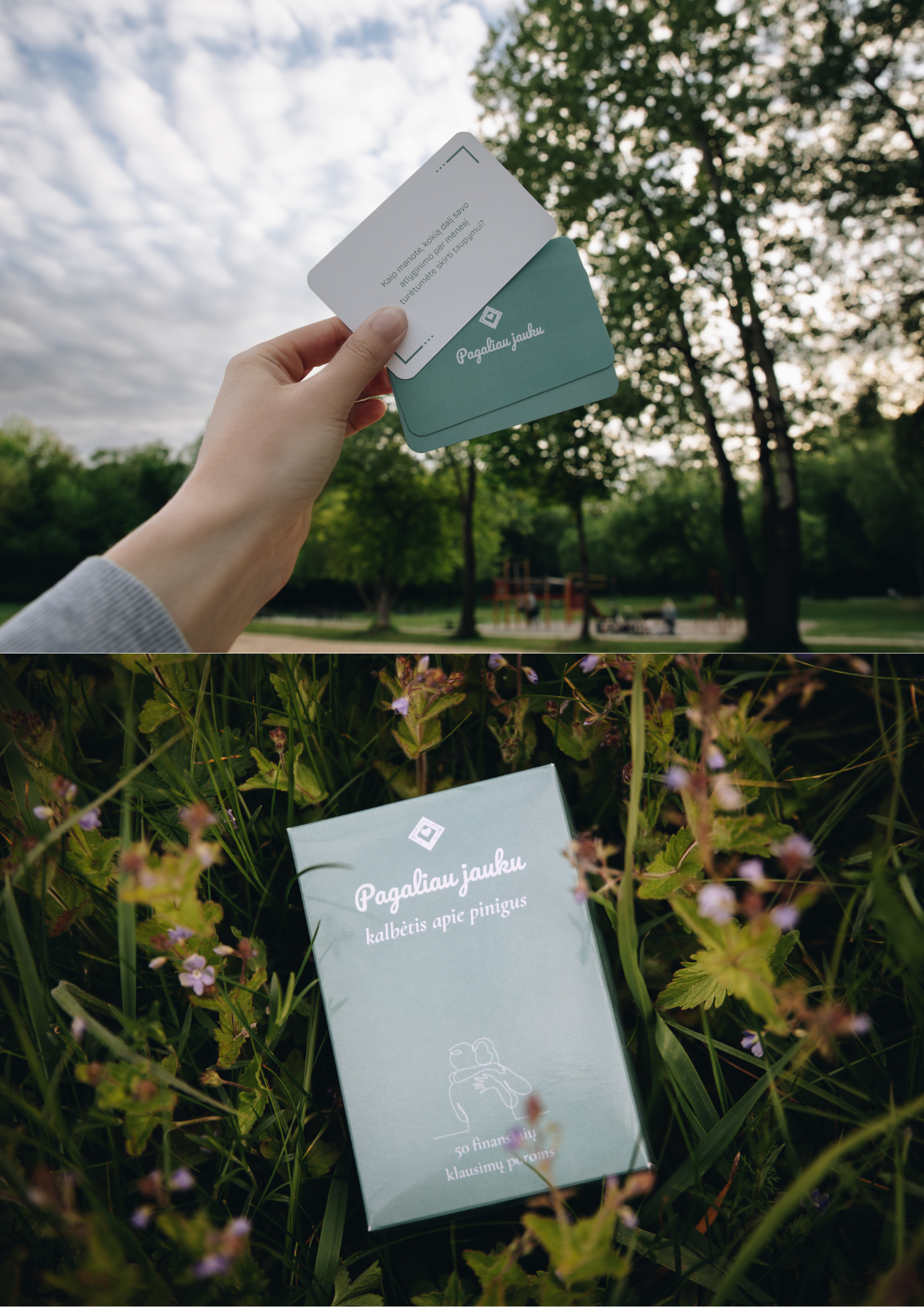 Pagaliau jauku kalbėtis apie pinigus - pokalbių kortelės