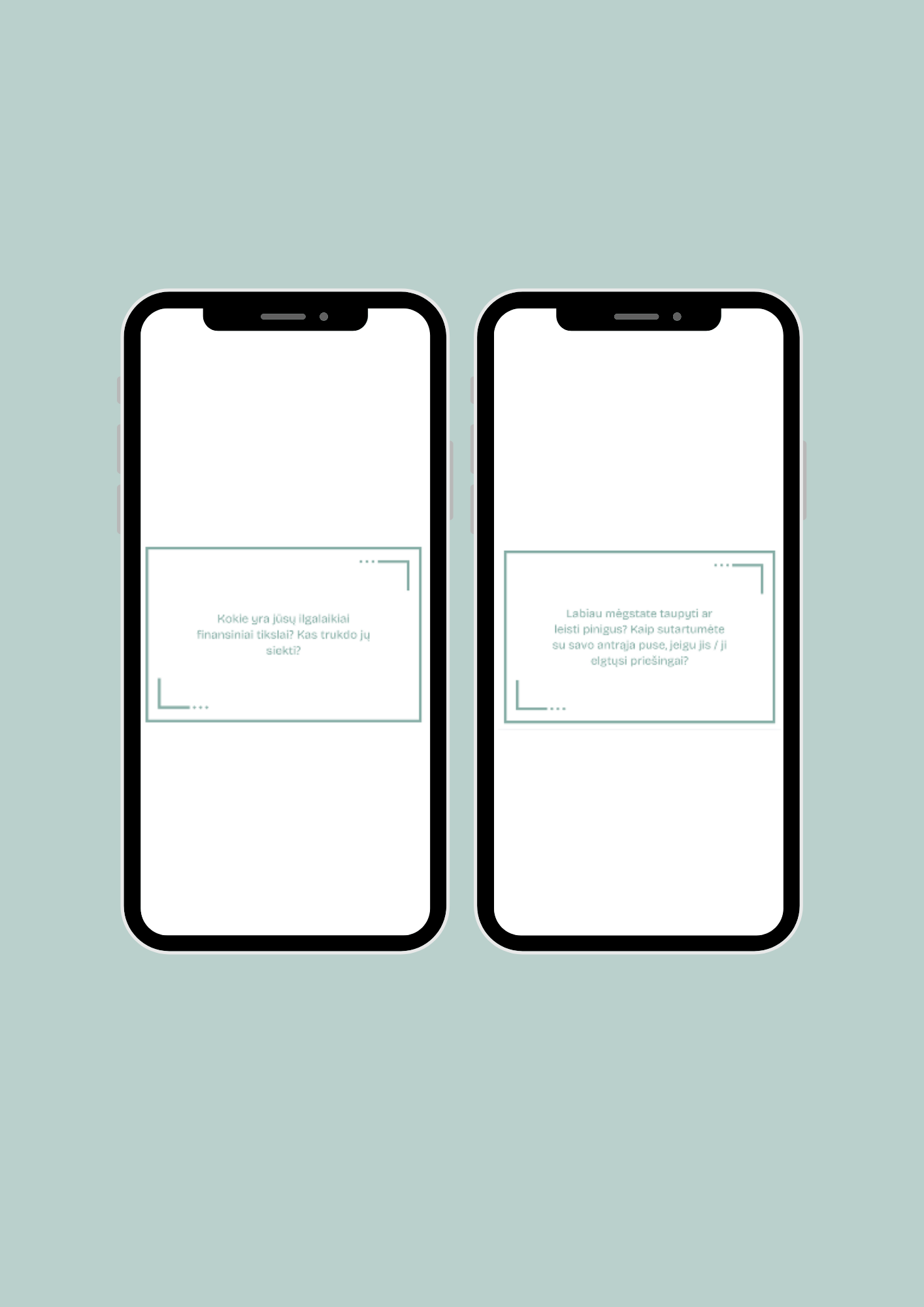Skaitmeninės pokalbių kortelės apie pinigus