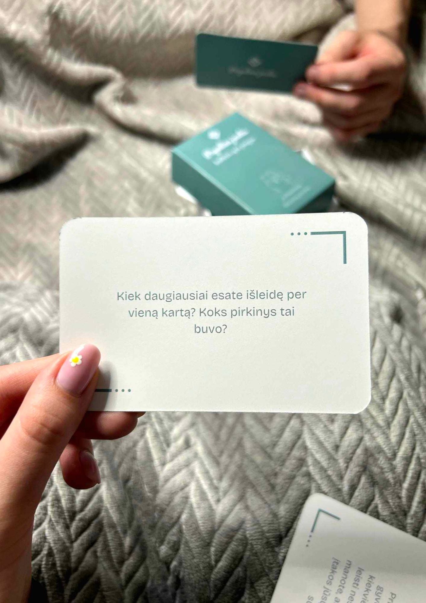 Pagaliau jauku kalbėtis apie pinigus - pokalbių kortelės