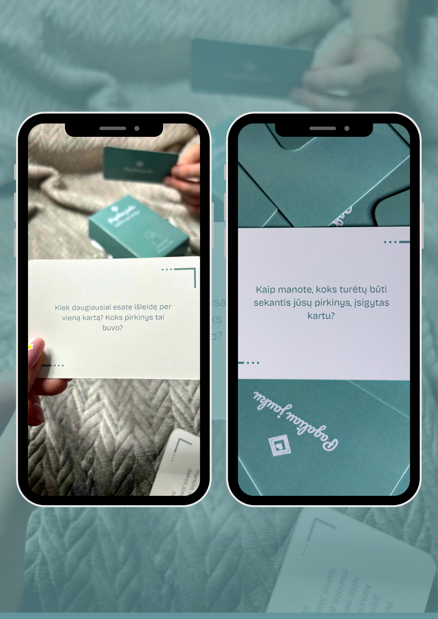 Skaitmeninės pokalbių kortelės apie pinigus
